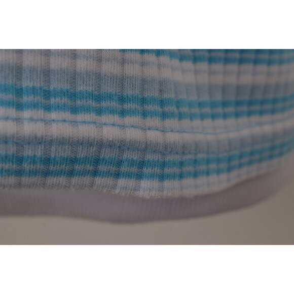 Vintage 90s Pullover Mockneck Striped Shirt size MED - Picture 7 of 10